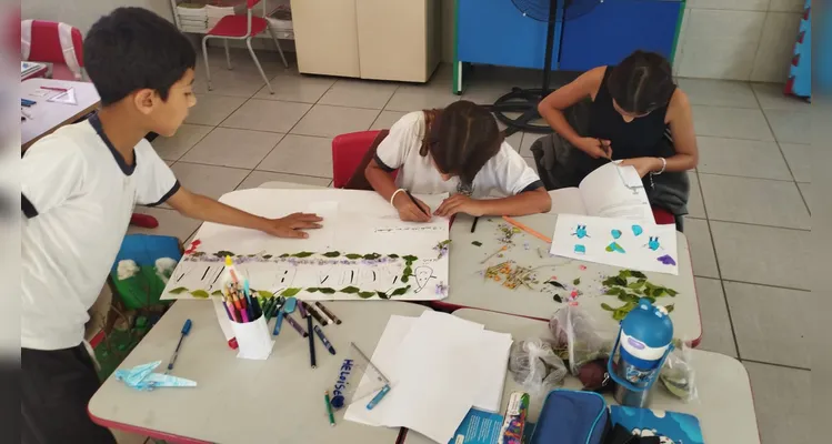 Veja como ficaram os trabalhos dos estudantes.