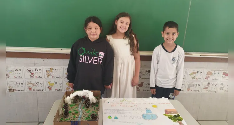 Veja como ficaram os trabalhos dos estudantes.