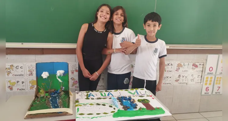 Veja como ficaram os trabalhos dos estudantes.