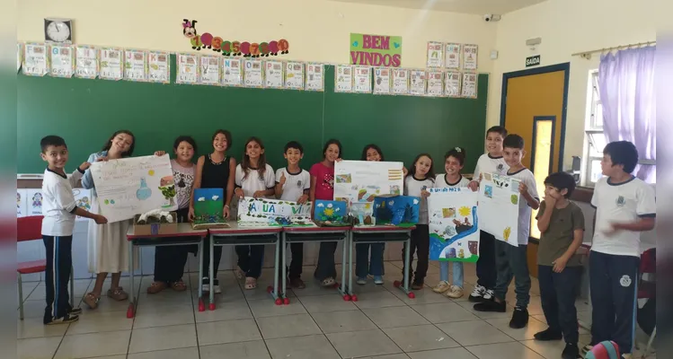Veja como ficaram os trabalhos dos estudantes.