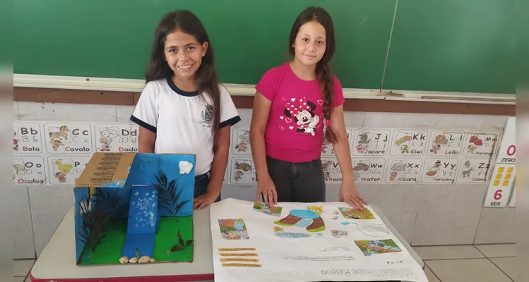 Veja como ficaram os trabalhos dos estudantes.