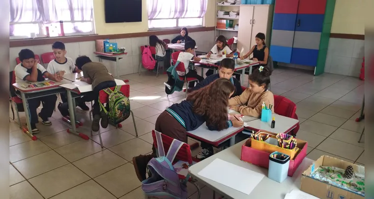 Veja como ficaram os trabalhos dos estudantes.