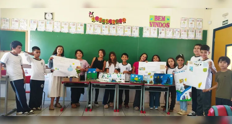 Veja como ficaram os trabalhos dos estudantes.