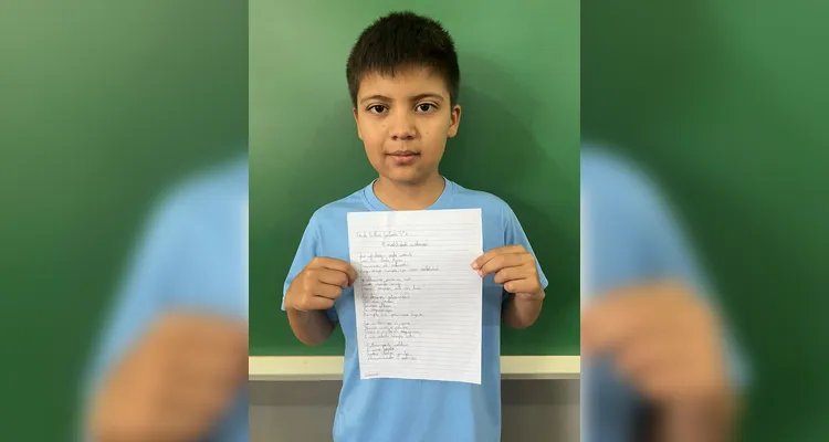 Os estudantes também escreveram um poema e confeccionaram mapas mentais.