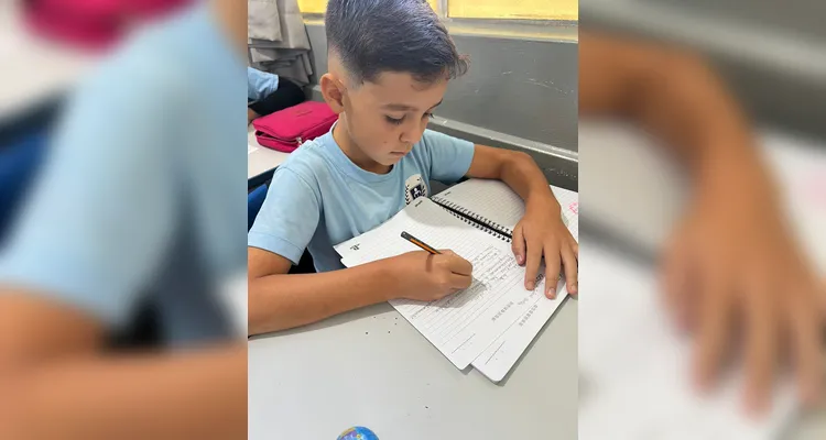 Os estudantes também escreveram um poema e confeccionaram mapas mentais.