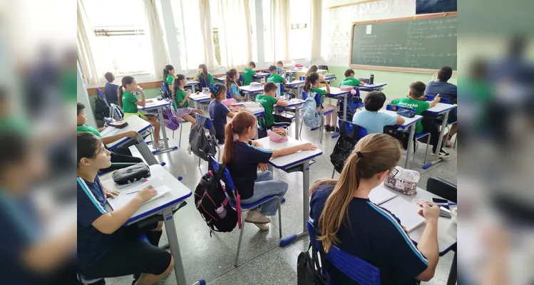 Veja os registros do trabalho em sala de aula.
