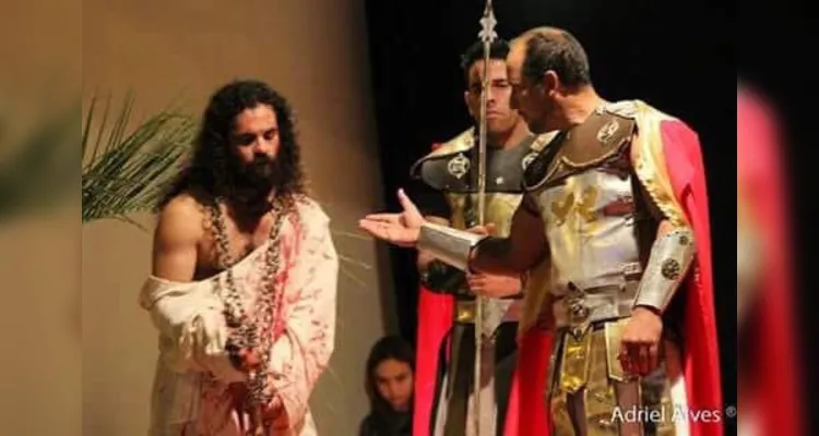 Grupo Passio Christi apresenta Paixão de Cristo no Rio Verde em PG nesta sexta