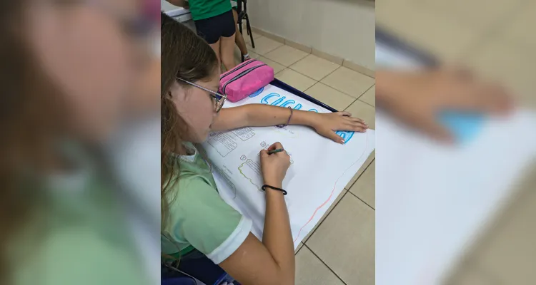 Veja a série de registros do amplo trabalho dentro e fora da sala de aula.