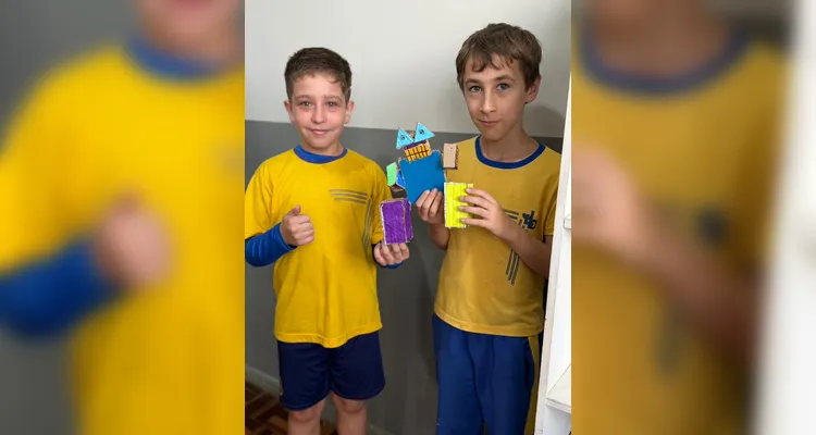 O trabalho estimulou a criatividade e inventividades dos estudantes.