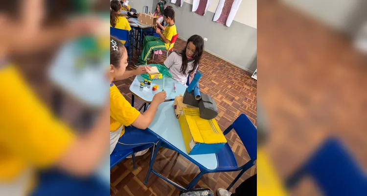O trabalho estimulou a criatividade e inventividades dos estudantes.