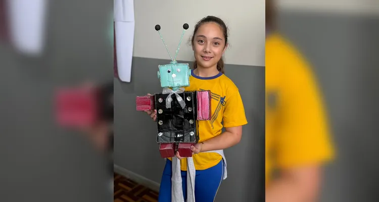 O trabalho estimulou a criatividade e inventividades dos estudantes.