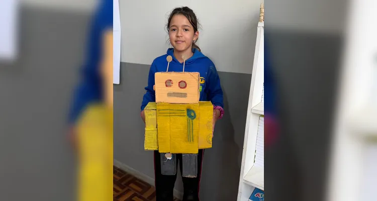 O trabalho estimulou a criatividade e inventividades dos estudantes.