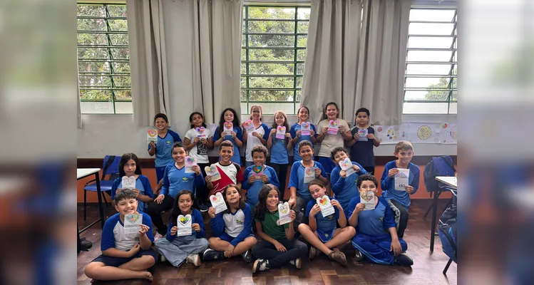 Veja os registros do trabalho em sala de aula.