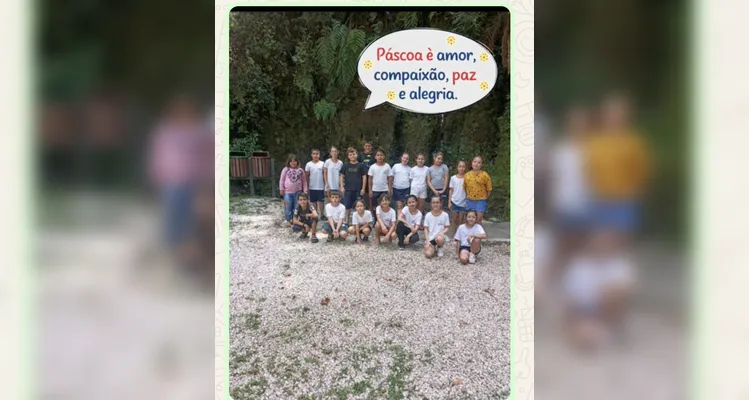 Confira os registros do trabalho teórico, solidário e com a família.