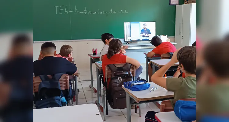 Confira os registros do trabalho em sala de aula.