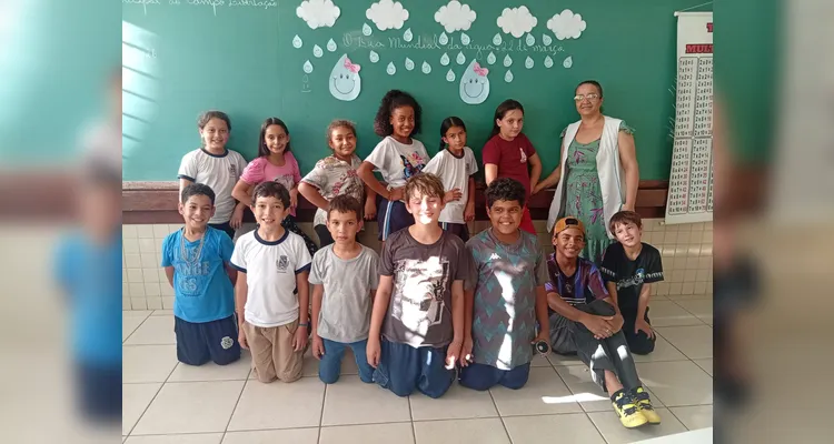 Veja a série de registros do amplo trabalho em sala de aula.