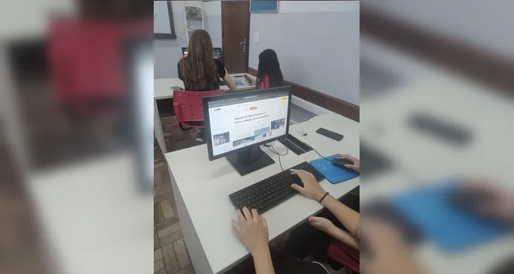 Na sequência das atividades, os alunos testaram os novos aprendizados na prática.