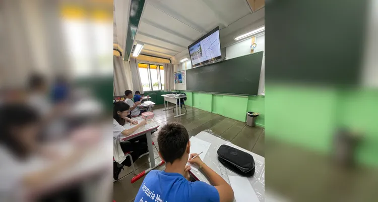 Confira os registros do trabalho dentro e fora da sala de aula.