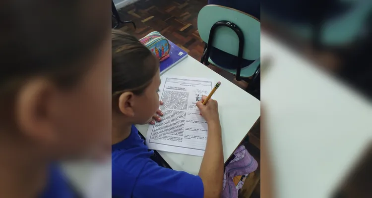 Confira os registros do amplo trabalho em sala de aula.