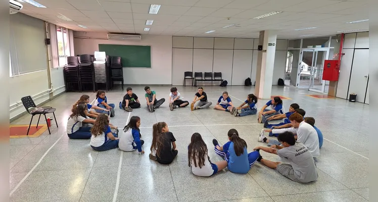 Confira alguns registros da ampla proposta com os alunos.