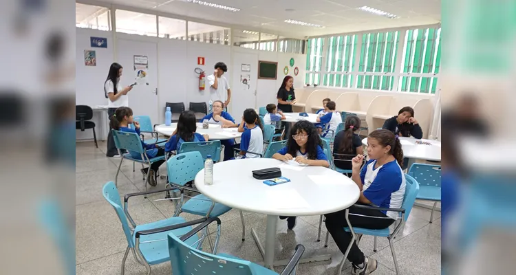 Confira alguns registros da ampla proposta com os alunos.