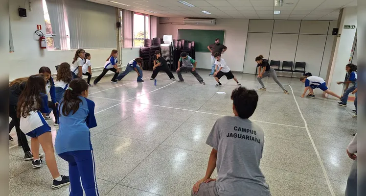 Confira alguns registros da ampla proposta com os alunos.