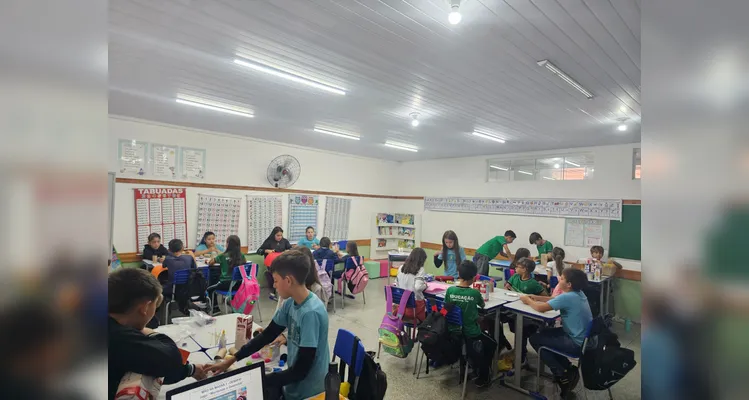 Veja os registros do amplo trabalho em sala de aula.