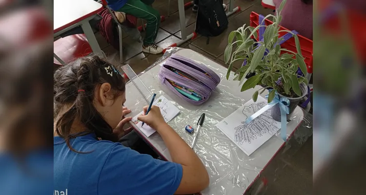 Confira a série de registros do amplo trabalho em sala de aula.