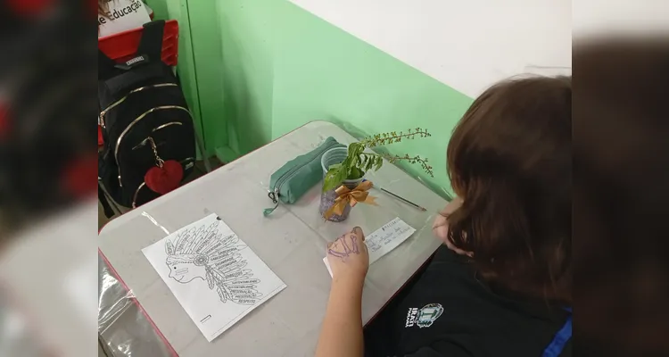 Confira a série de registros do amplo trabalho em sala de aula.