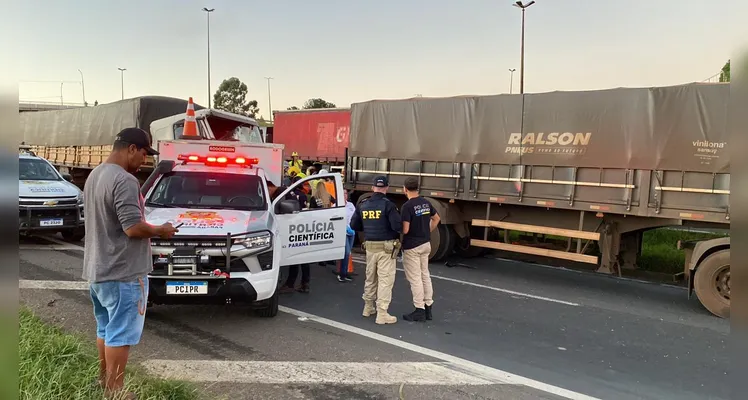 Confira imagens do local do trágico acidente que ocasionou duas mortes em Ponta Grossa