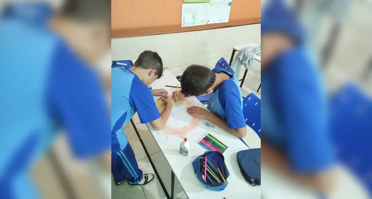 Confira a série de registros do amplo trabalho realizado pelos alunos em sala.