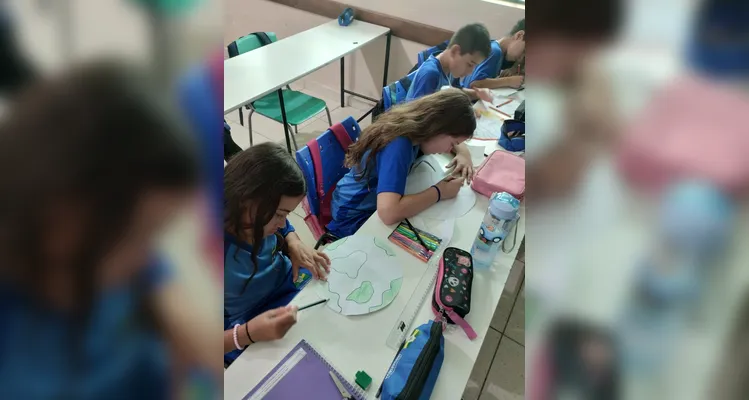 Confira a série de registros do amplo trabalho realizado pelos alunos em sala.