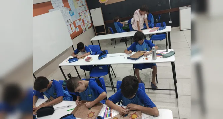Confira a série de registros do amplo trabalho realizado pelos alunos em sala.