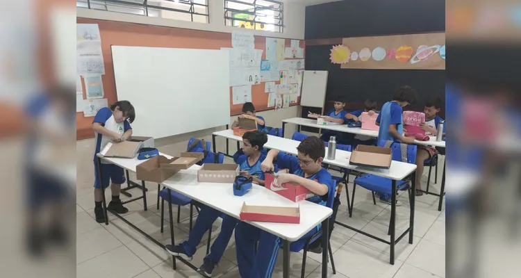 Confira a série de registros do amplo trabalho realizado pelos alunos em sala.