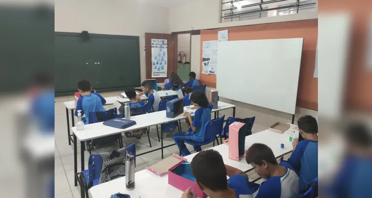 Confira a série de registros do amplo trabalho realizado pelos alunos em sala.