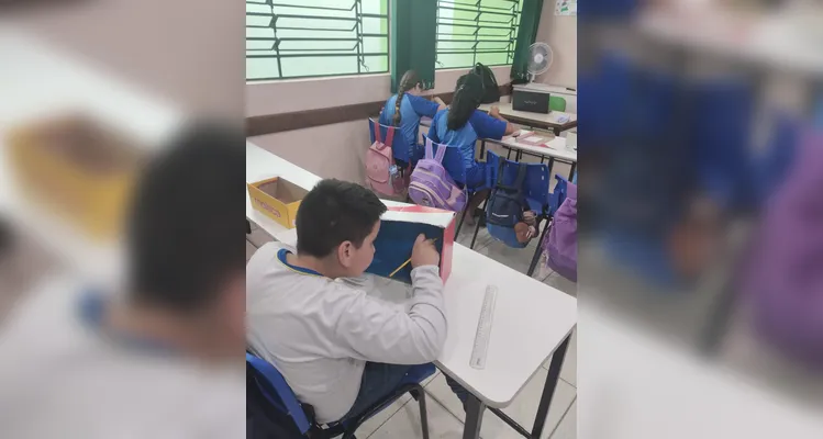 Confira a série de registros do amplo trabalho realizado pelos alunos em sala.