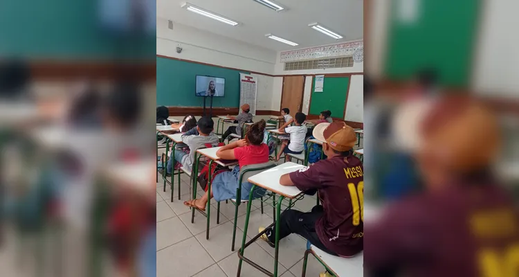 Confira a série de registros do amplo trabalho em sala de aula.