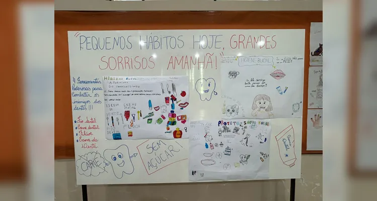 Veja os registros do trabalho com os alunos.