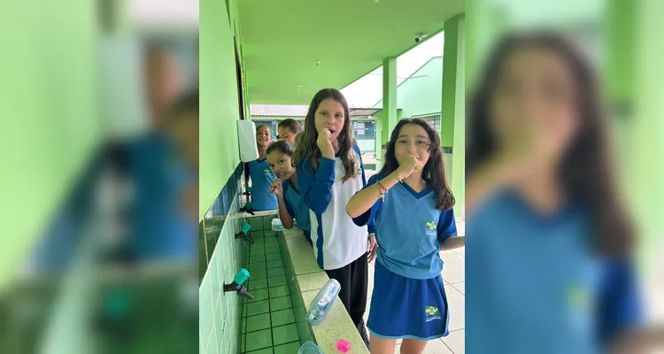 Veja os registros do trabalho com os alunos.