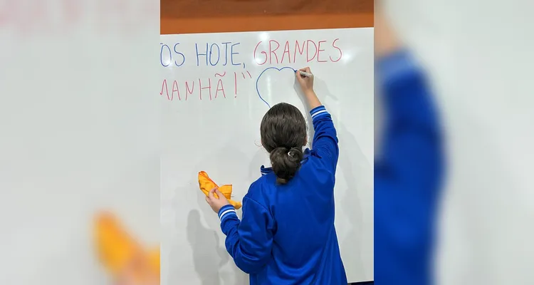 Veja os registros do trabalho com os alunos.