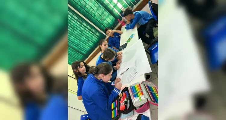 Veja os registros do trabalho com os alunos.