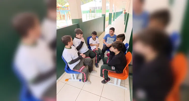 Veja os registros da ampla proposta realizada pelos educandos.