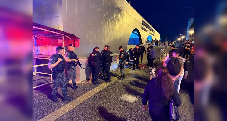 Jovem fica ferido após ataque com arma branca no Centro de Ponta Grossa