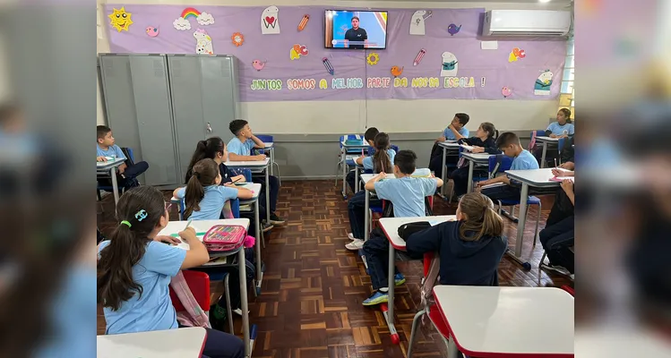 A videoaula do Vamos Ler sobre o tema foi a base para o início das ações da turma.