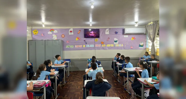 A videoaula do Vamos Ler sobre o tema foi a base para o início das ações da turma.