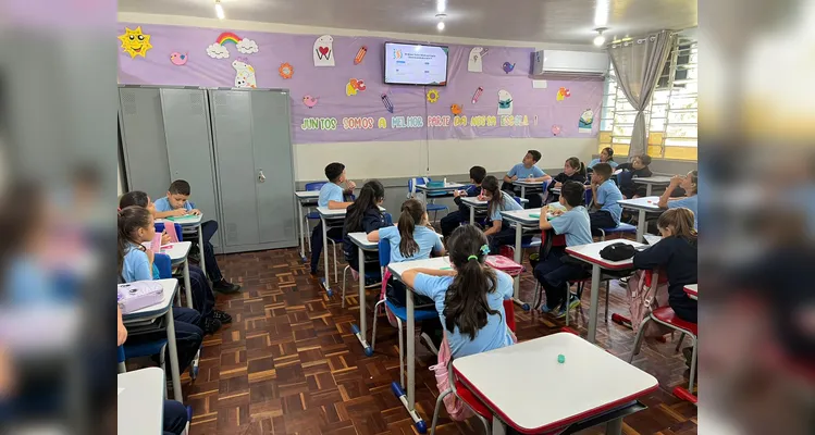 A videoaula do Vamos Ler sobre o tema foi a base para o início das ações da turma.