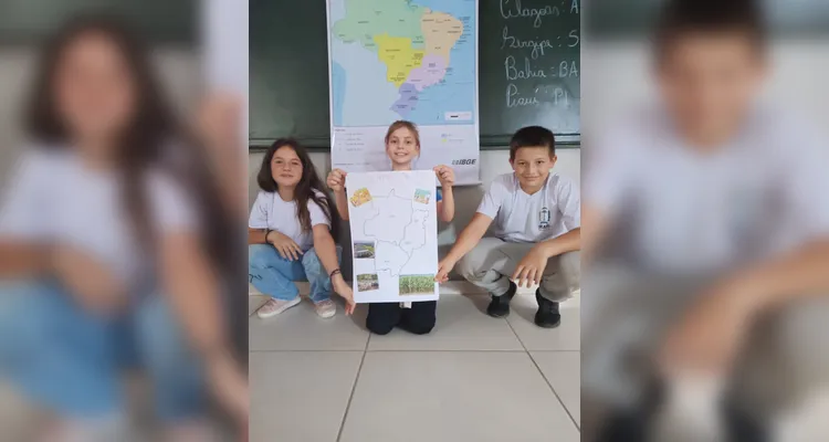 Veja os registros do trabalho em sala de aula.