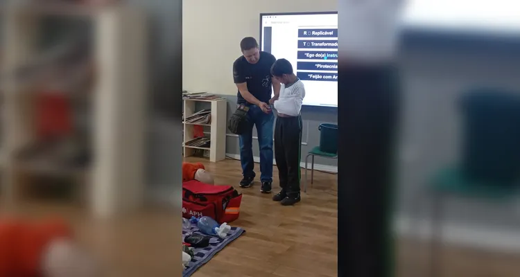 Veja os registros da ampla proposta em sala de aula.