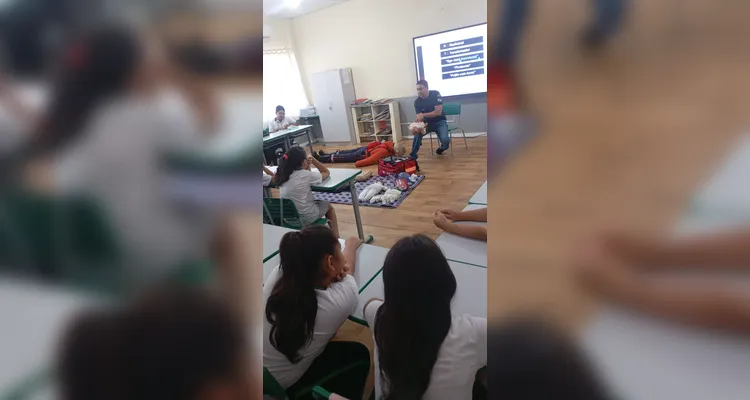 Veja os registros da ampla proposta em sala de aula.