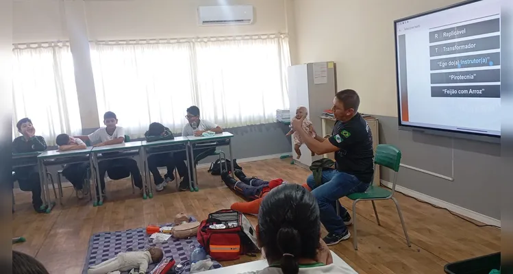 Veja os registros da ampla proposta em sala de aula.